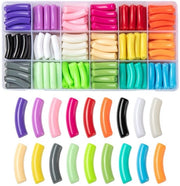 Set di Filo Acrilico da 180 pezzi - Filo CCB - Filo di Alluminio - Spacer di Alluminio - Spacer d'Oro - per Creare Gioielli