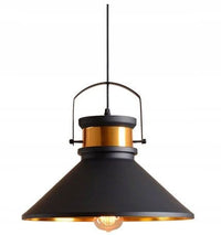 Lampada Da Soffitto Asti B Nero/oro