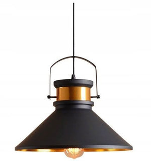 Lampada Da Soffitto Asti B Nero/oro