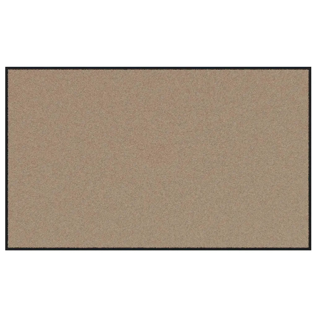 Tappetino Beige e Nero 90 x 150 cm 100% Poliammide 4100786