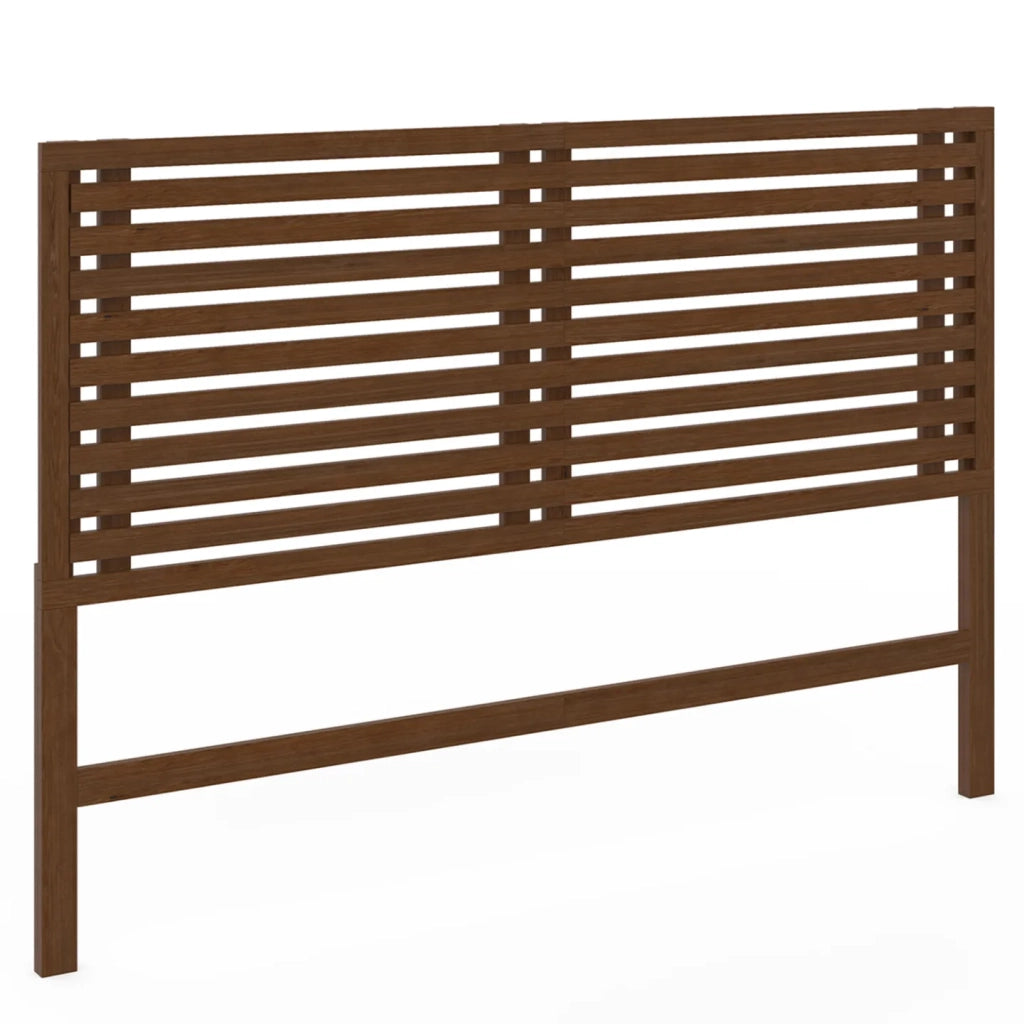 IDMarket - Cabecero de listones de madera envejecida AVA 160 CM