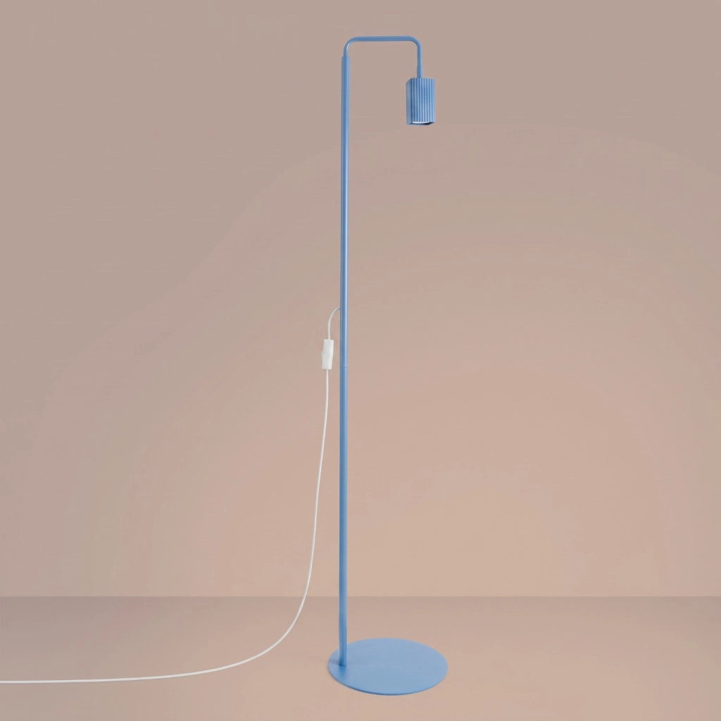 Lampada da terra RAYO 1 azzurra