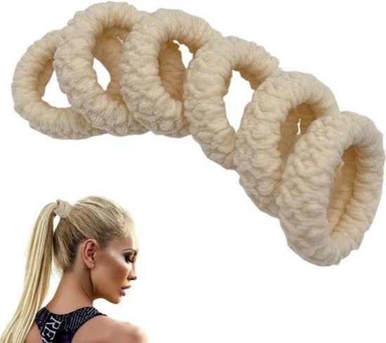 Elastici per capelli elastici senza pieghe senza rotture senza scivolamento elastici per capelli elastici paarelli per capelli elastici paarelli per donne.