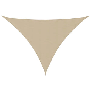 Parasole a Vela Oxford Triangolare 3x4x5 m Beige 135173