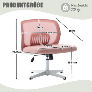 Sedia ufficio senza braccioli - Xylo - girevole e regolabile