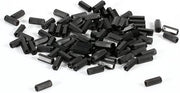 Viti a 5 viti a 3 x 15 mm con supporto a distanza in nylon - set di installazione senza ingombri femminile nero.