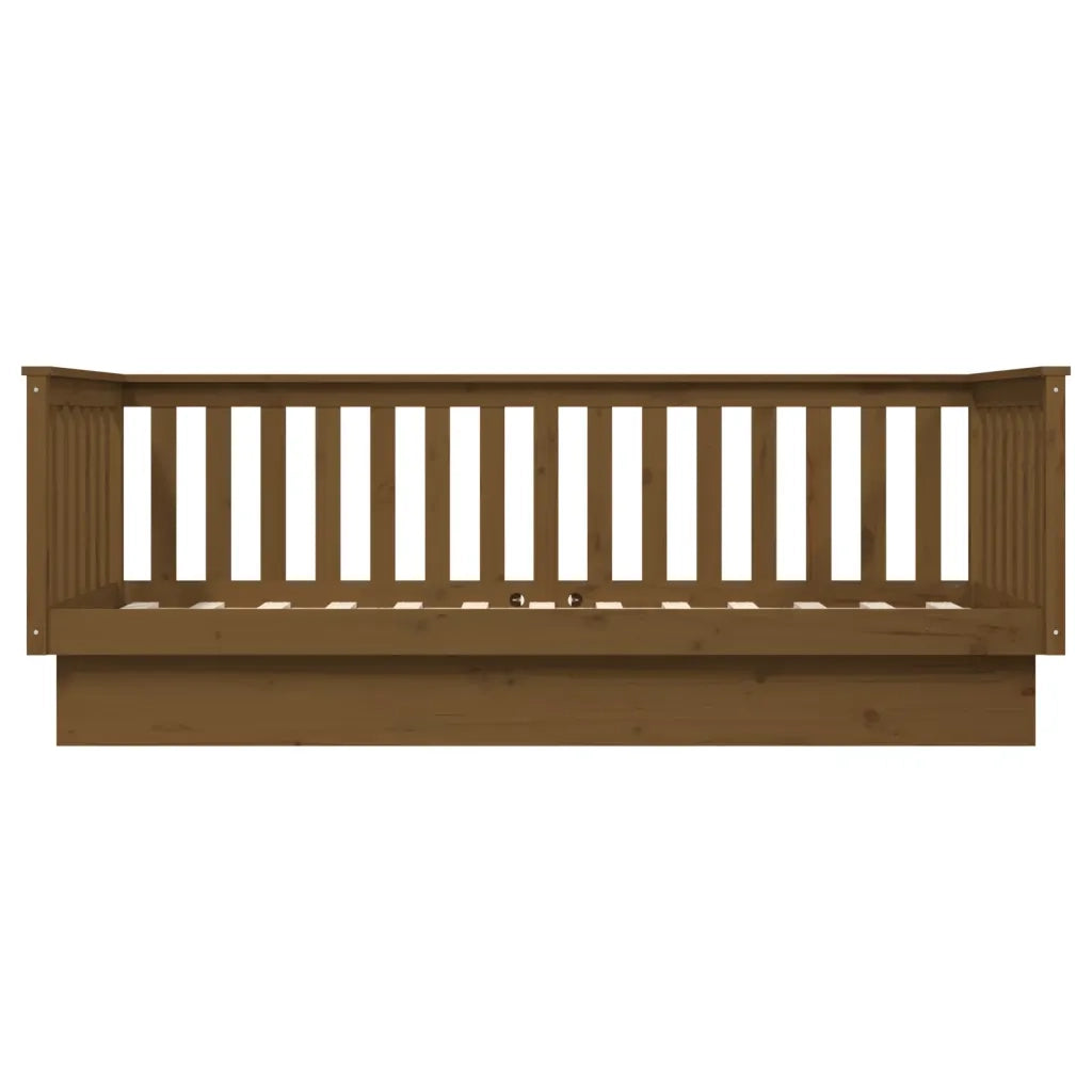 Letto singolo | Letto per adulti | Dormeuse Ambra 80x200 cm in Legno Massello di Pino