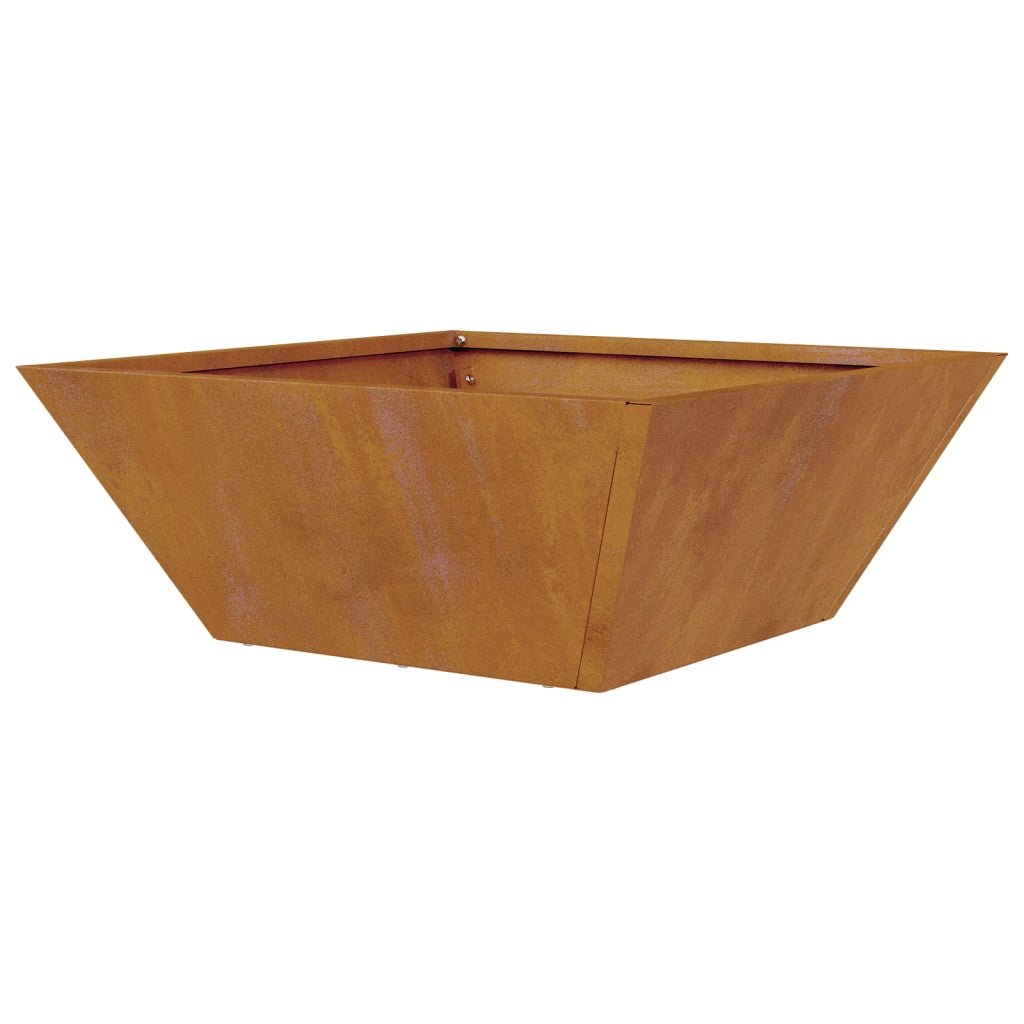 Fioriera in Metallo Acciaio resistente 40 x 40 x 15 cm