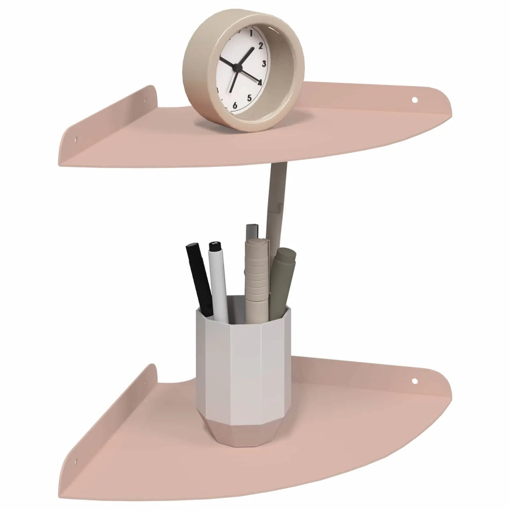 2 pz Mensola | Ripiano | Scaffale sospesa con lo scaffale Rosa 24 x 24 x 2 cm