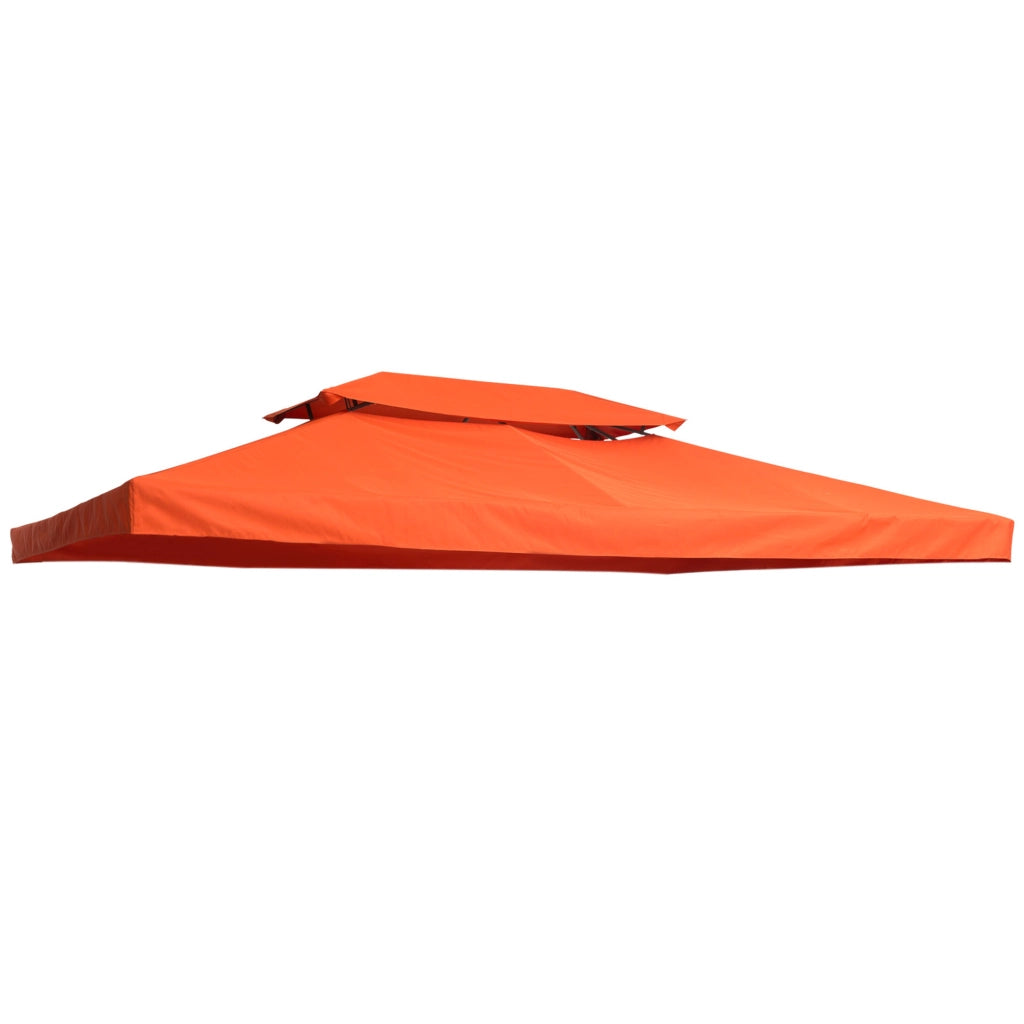 Tetto sostitutivo per gazebo da giardino 3x4m ¨C zephmum ¨C Polyester colore caff¨¨
