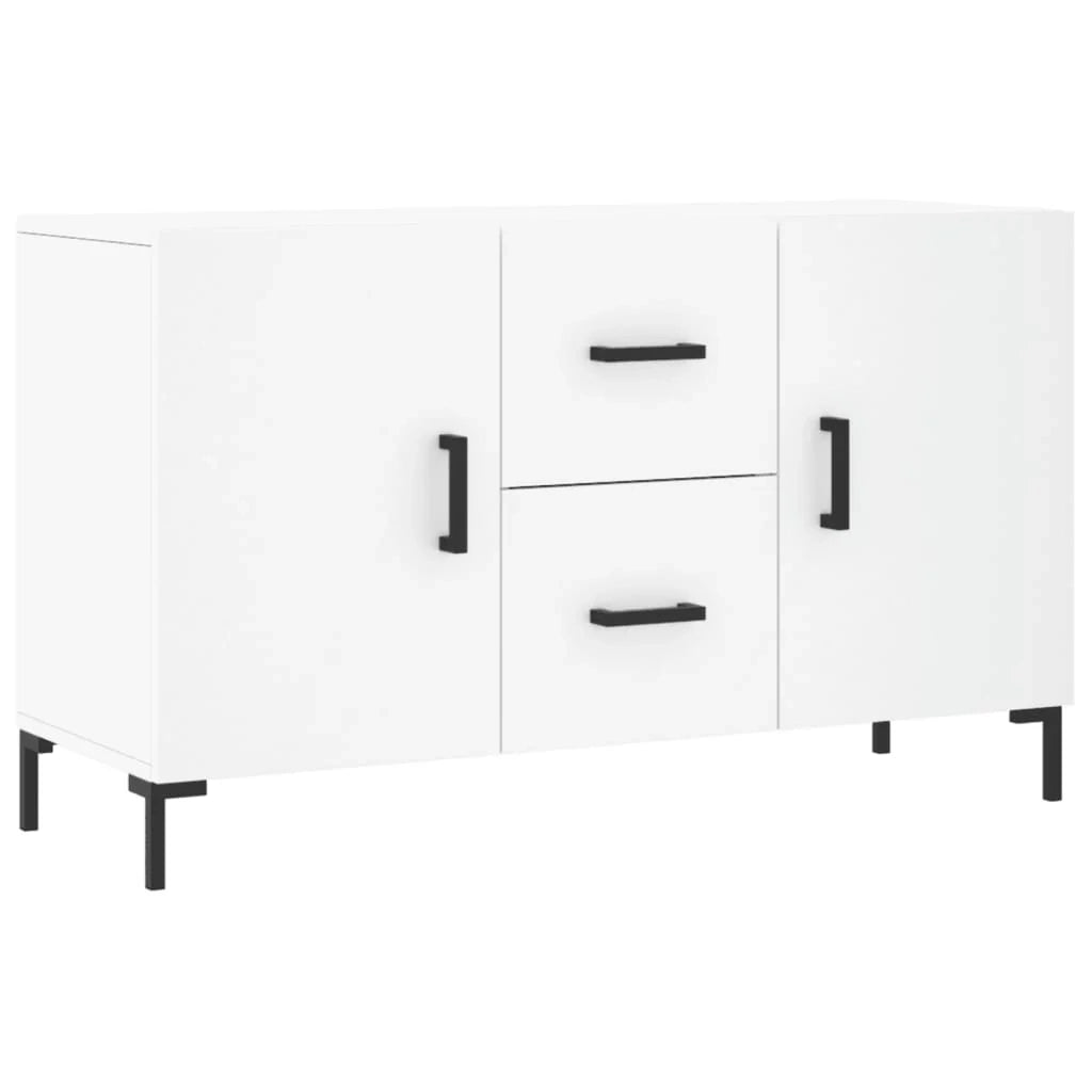 Buffet credenza cassettiera armadio mobile contenitore organizer per cucina soggiorno salotto 100 x 36 x 60 cm legno ingegnerizzato bianco 02_0030165