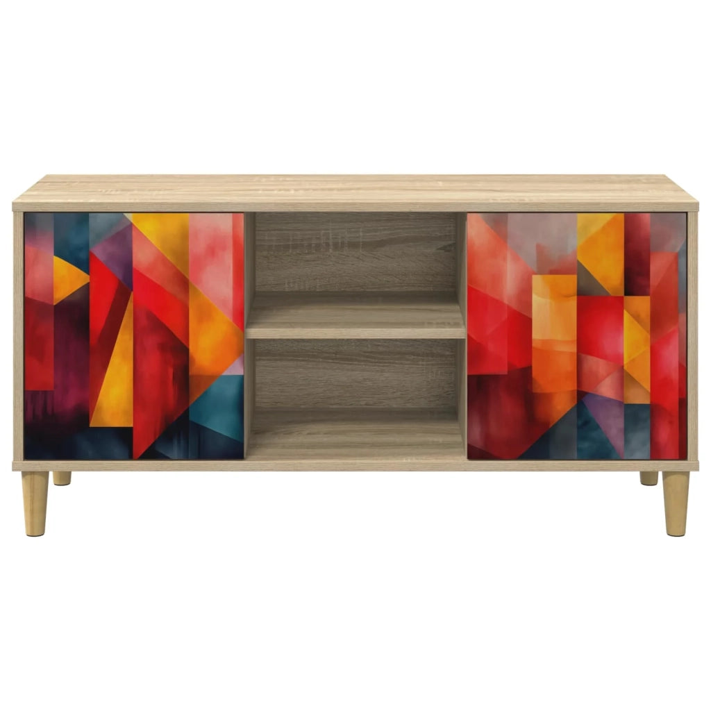 Mobile TV HEESCH 102 x 33 x 50 cm Sonoma Legno ingegnerizzato 8007038
