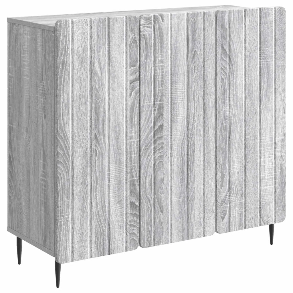 Credenza Grigio Sonoma 89 x 34,5 x 82 cm Legno ingegnerizzato