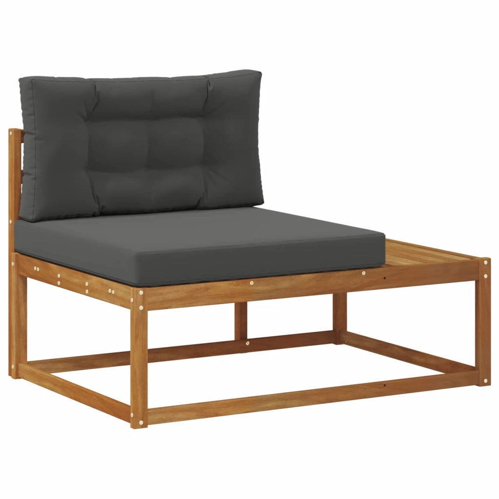 Divano da Giardino-Divano Esterno Finale con cuscino Naturale 115 x 83 x 73 cm 755558