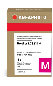 ORIGINAL Agfa Photo Cartuccia d'inchiostro magenta APB3211MD ~200 Seiten