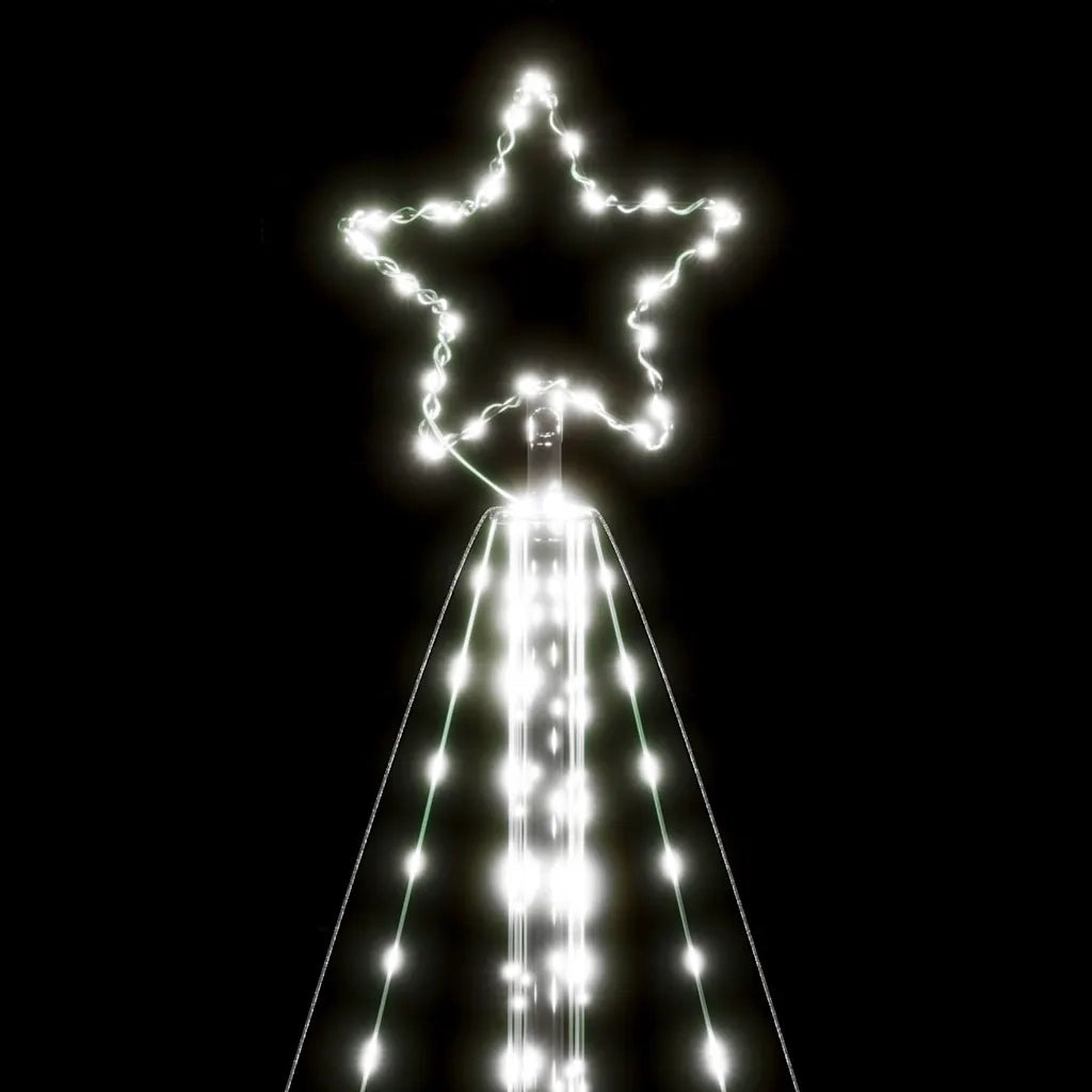 Albero di Natale | Decorazioni natalizie a LED 615 LED Bianco Freddo 404,5 cm