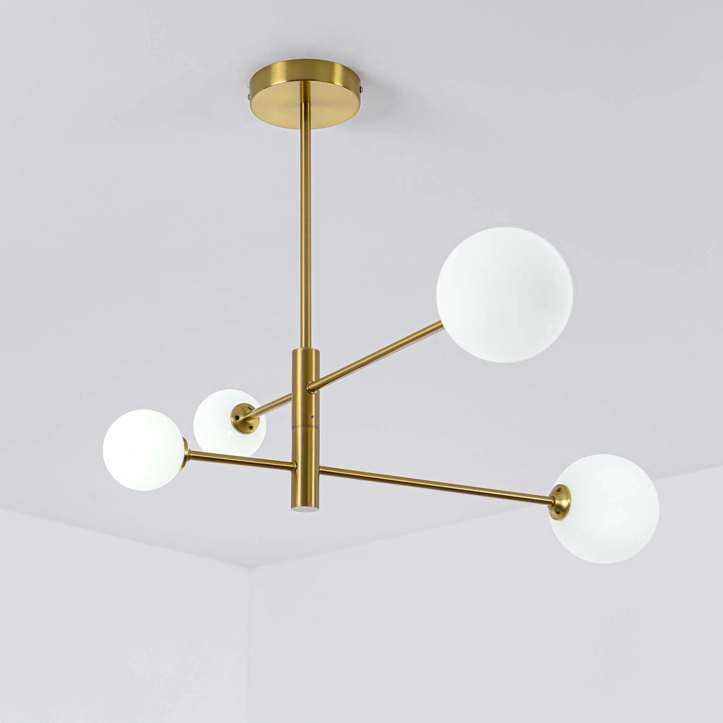 Lampadario Dorado Light Prestige oro/bianco 4xG9 Ø79