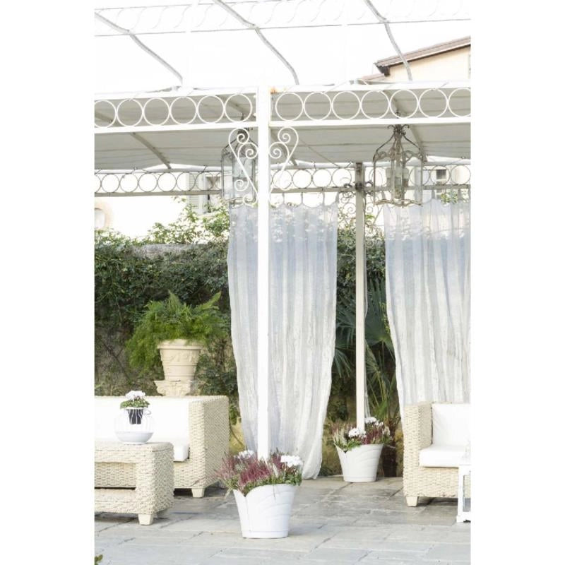 VASO 'TULIPANO' IN SET cm 34,5 x 19 x h 30 Lt. 5 - bianco  - BAMA