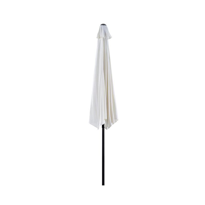 OMBRELLONE SEMICIRCOLARE IMPERMEABILE 269 X 138 X 236 CM BIANCO