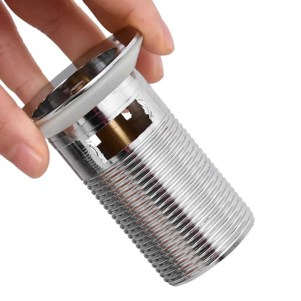 Scarico a Pressione Funzione Troppopieno Cromo 6,4x6,4x9,1cm CFW2011264