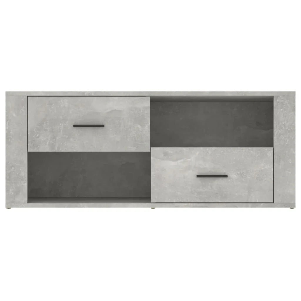 Mobile TV multimediale mensola TV credenza TV sala da pranzo soggiorno camera da letto 100 x 35 x 40 cm legno ingegnerizzato grigio 02_0025491
