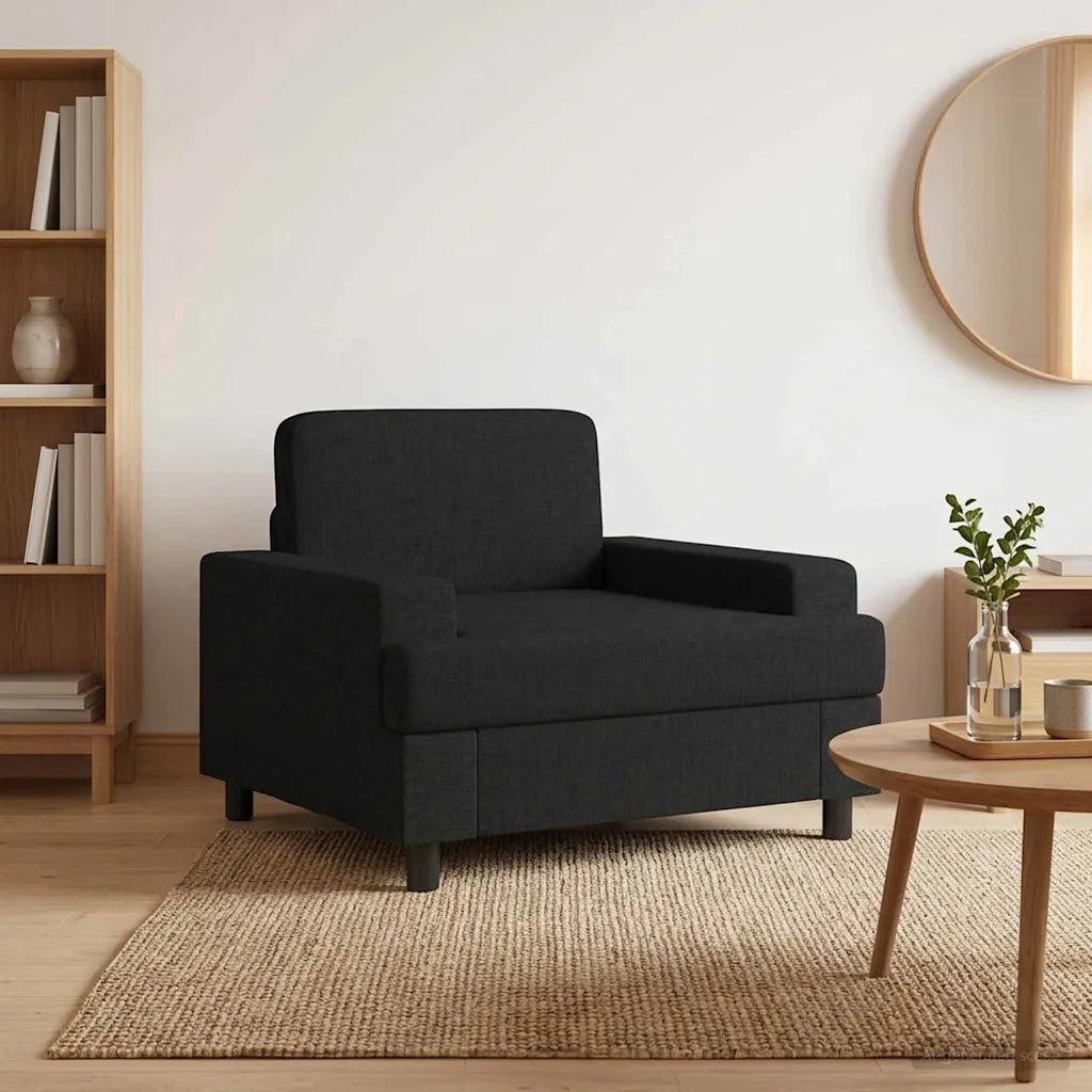 Poltrona Nero Tessuto 42043456