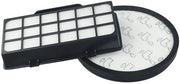 Filtro Hepa sostitutivo per aspirapolvere - Filtro per aspirapolvere compatibile con modelli RO69XX - Filtro circolare 17 cm - Filtro rettangolare 19 x 9,7 cm - Codice filtro ZR006001