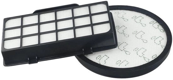 Filtro Hepa sostitutivo per aspirapolvere - Filtro per aspirapolvere compatibile con modelli RO69XX - Filtro circolare 17 cm - Filtro rettangolare 19 x 9,7 cm - Codice filtro ZR006001