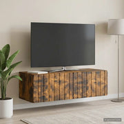 Mobile Porta TV da Muro Rovere Fumo 98 x 41 x 30 cm 898360
