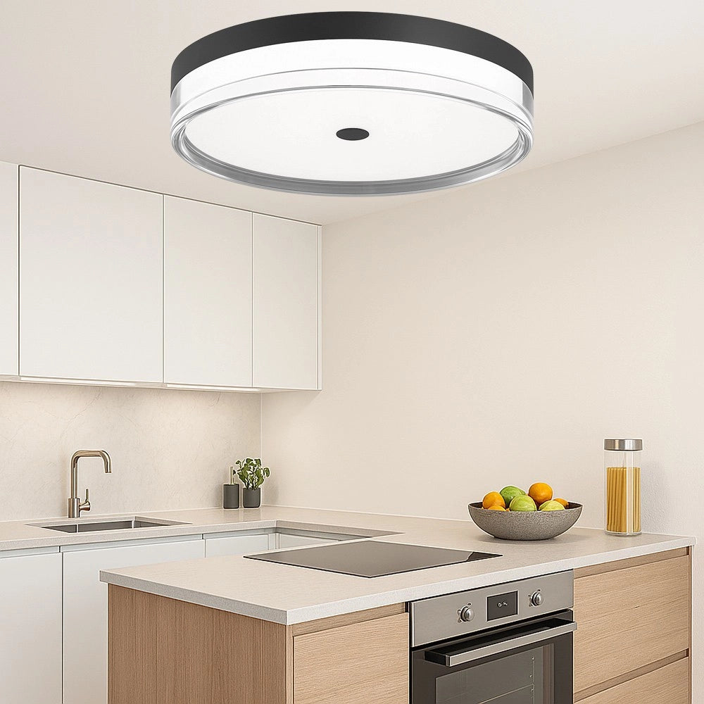 Trade Shop - Plafoniera Led 18w A Soffitto Moderna Tecnologia Cct 3 Tonalità Selezionabili Bl230-3c -