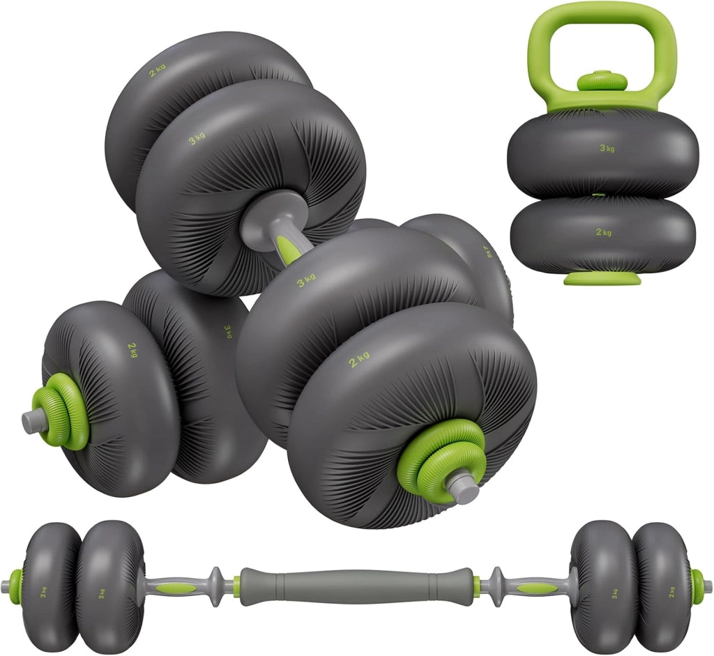 Set di Manubri Regolabili 4 in 1 Kettlebell, Bilanciere, 20 kg 25 kg Manubri Palestra a Regolazione Rapida Attrezzi Palestra Casa Supporto Flessioni per L'allenamento palestra di casa