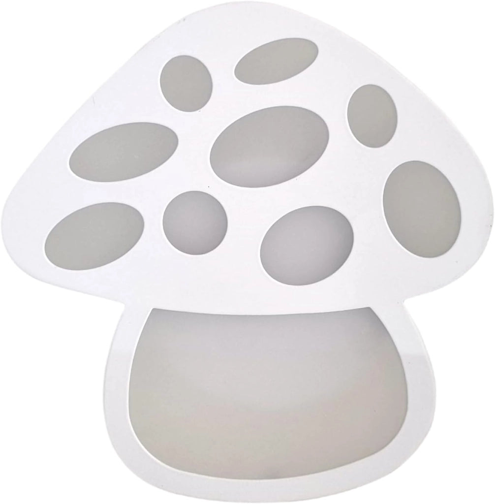 Lampada da Parete LED a Forma di Fungo 9W 630 Lumen Bianco – 3 Toni di Luce Selezionabili – Applique Cameretta Interni IP20 Design Moderno