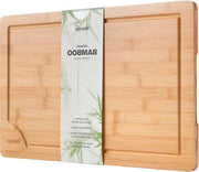 Piastra di taglio in bambù 45 cm x 30 cm x 2 cm - Legno di alta qualità biologico - Cibo verdura tapas formaggio - Qualità professionale sostenibilità