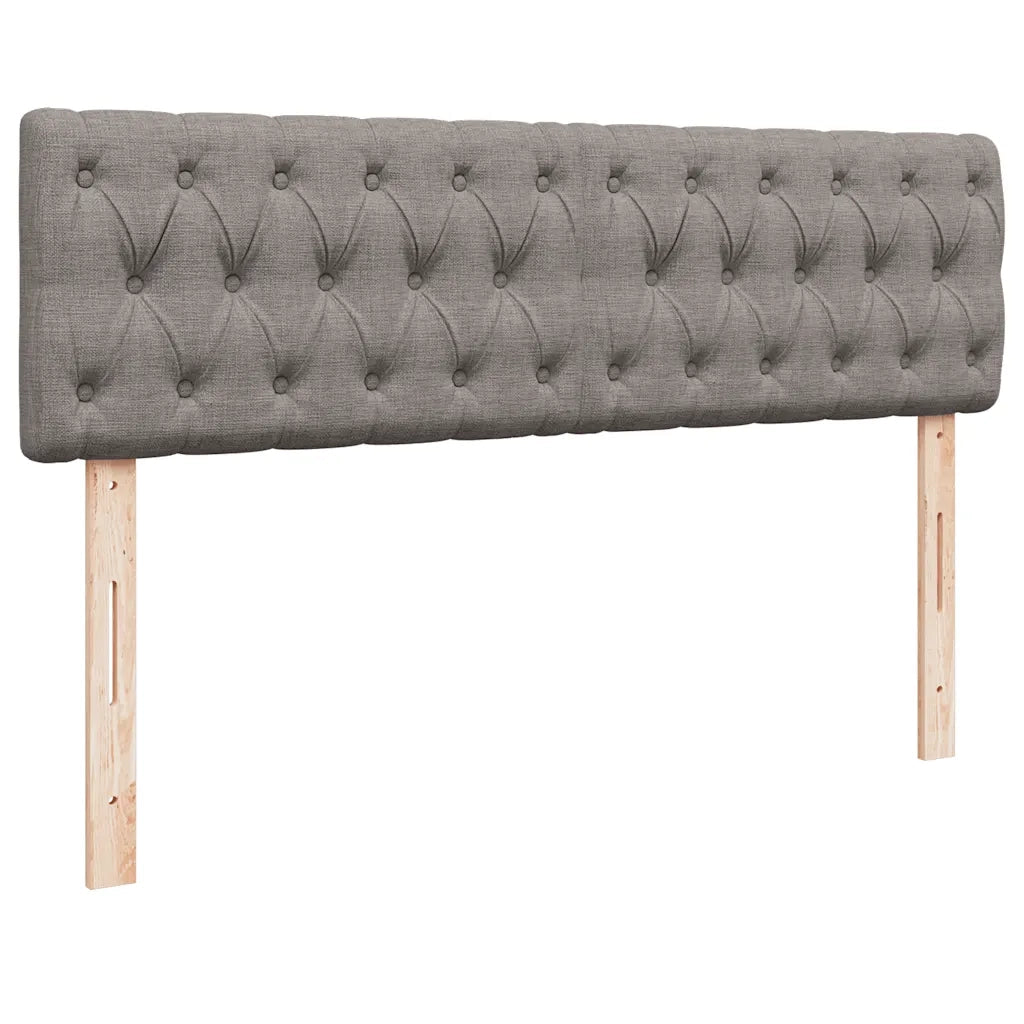 Pouf Letto con Materasso Tortora 140x200 cm in Tessuto 3311550