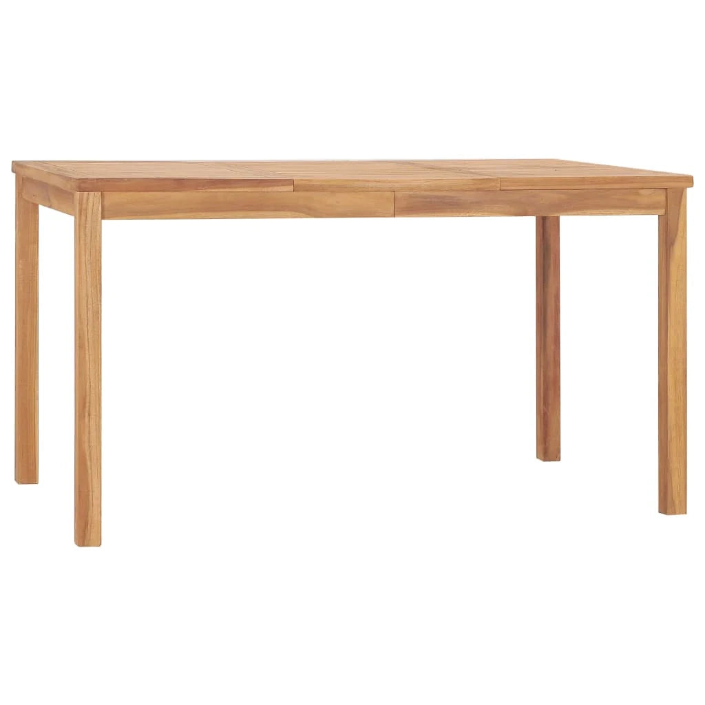 Set da pranzo da giardino 5 pezzi mobili da esterno legno massello di teak 02_0013763