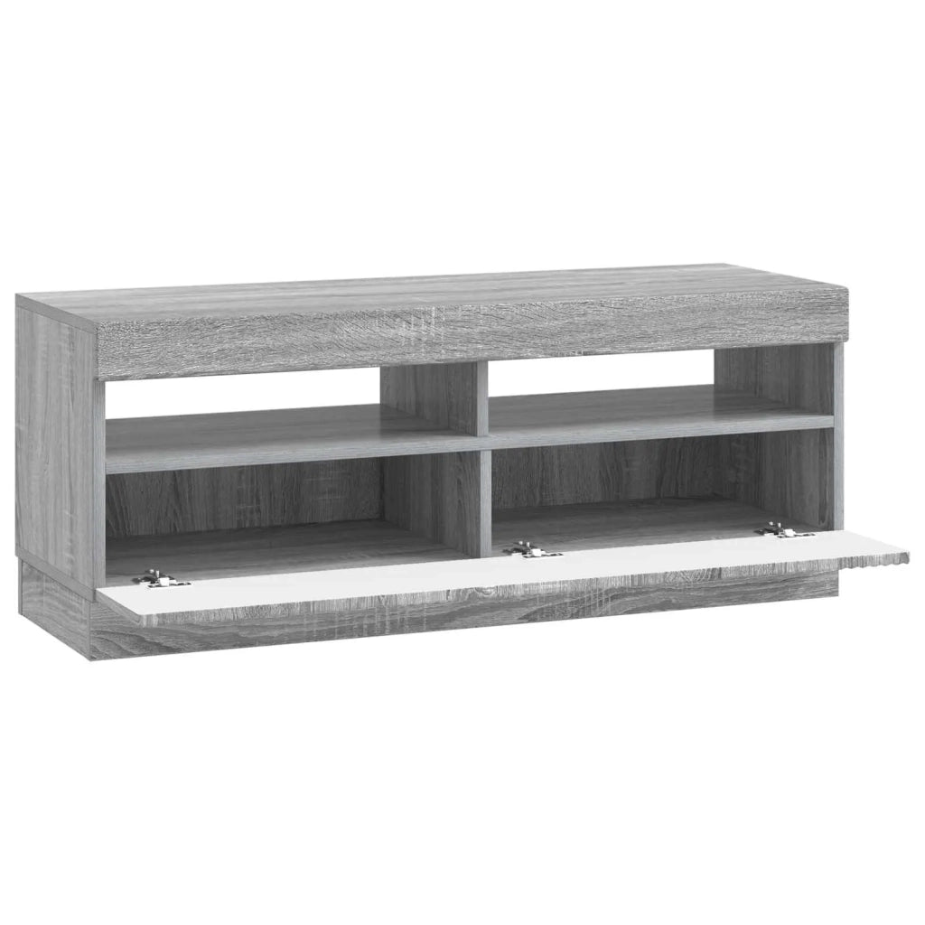 Mobile TV LED Sonoma grigio Legno ingegnerizzato 897431