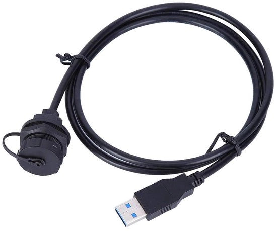 Cavo USB 3.0 A-Maschio a A-Femmina Estensibile - Cavo in Metri - Pannello USB - Cavo di Installazione per Telefoni Cellulari, Auto Digitali e Dischi Rigidi