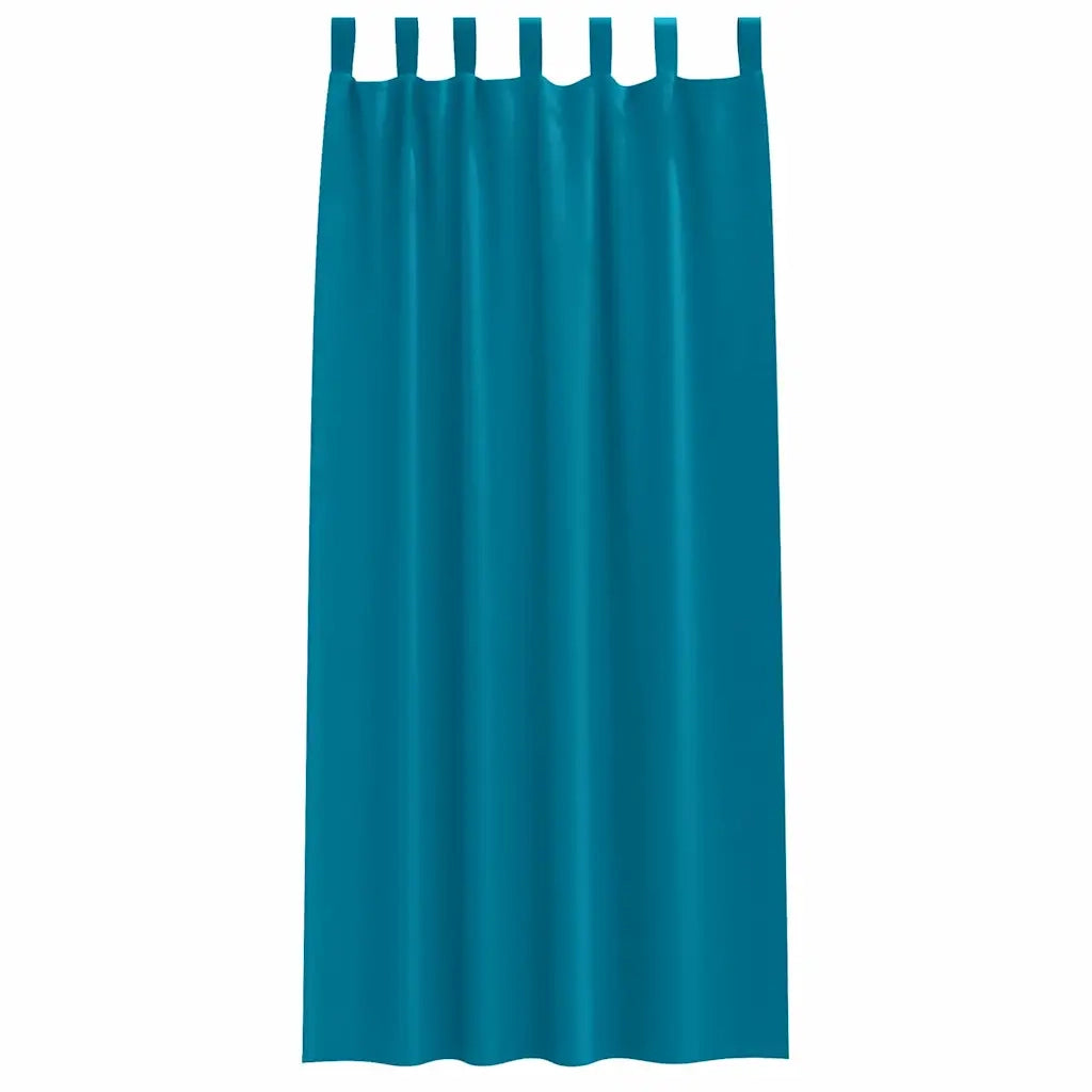 Tende Blackout con Anelli 2 pcs Turchese 260 x 140 cm 4107642