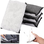 Set di 4 Pads di Pulizia per Interno dell'Automobile per una Profonda Pulizia di Plastica, Pelle e Rivestimenti