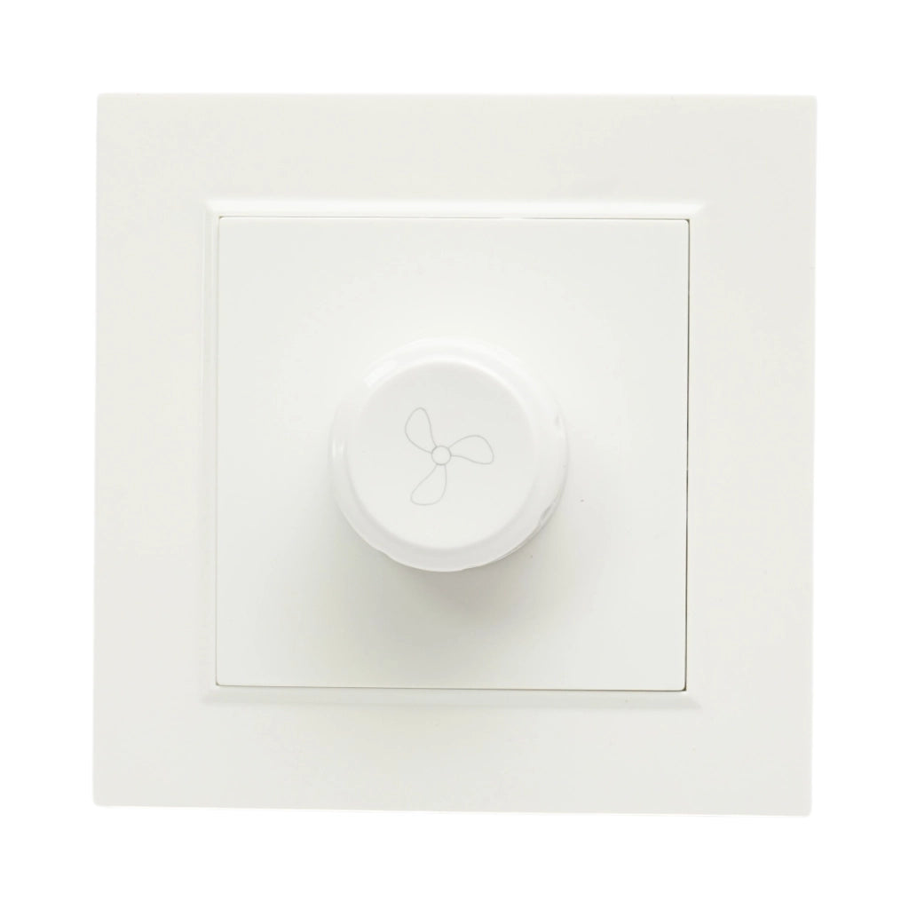 Regolatore di tensione per ventilatore da incasso bianco 500W, 220V, ABS 80x80mm