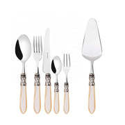 ALADDIN Ghiera Argento Anticato, Posate Set 31 Pz, Scatola