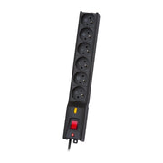 LESTAR 1966004697 Nero 6 prese AC 230 V 5 m