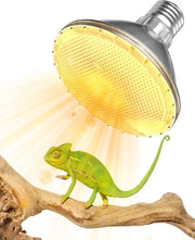 Lampada di Bagnomaria 75W UVB UVA a Bagnomaria E27 Regolabile PAR30 - Per Vivarium Tartaruga, Geco e Piccoli Animali