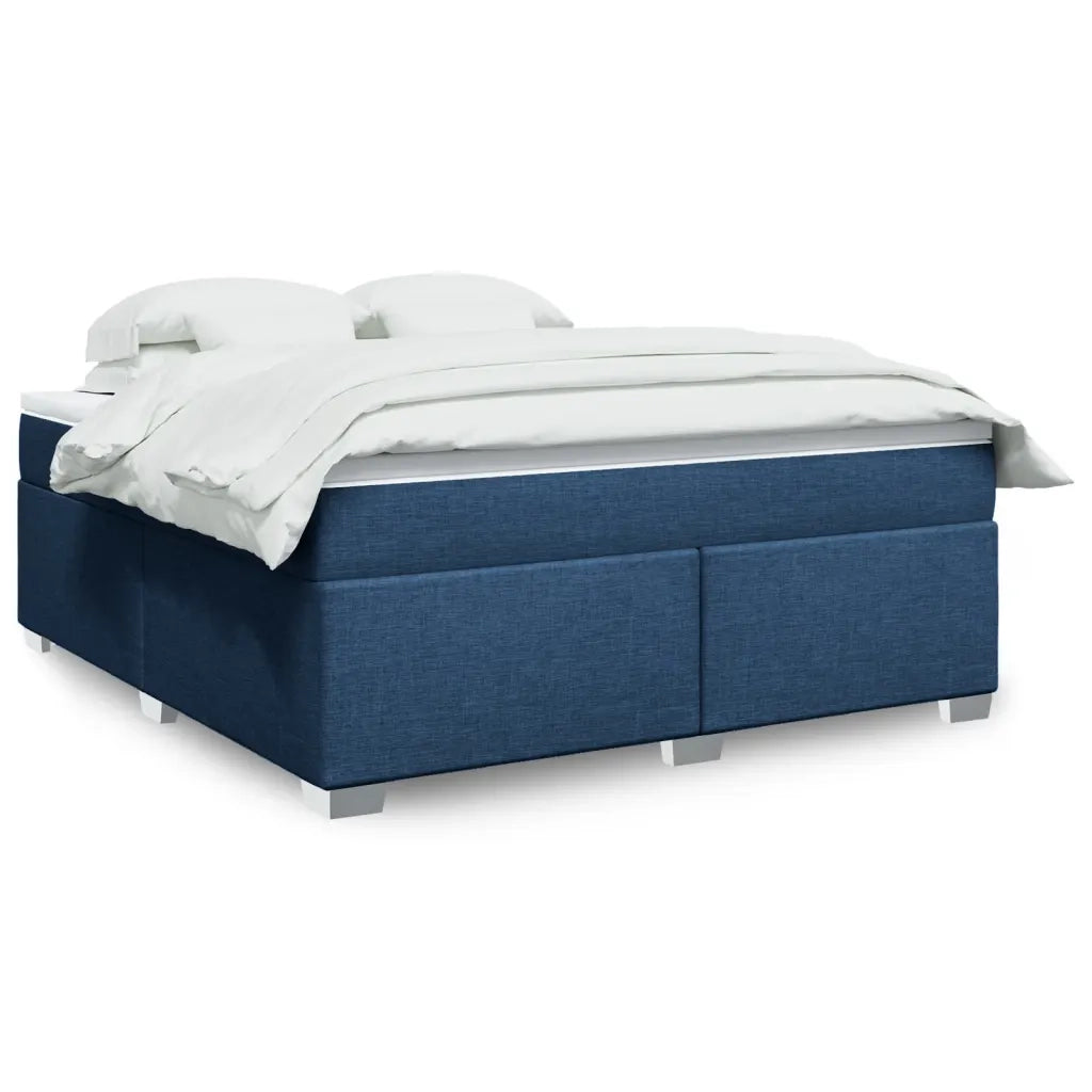 Giroletto a Molle con Materasso Blu 180x200 cm in Tessuto 3285157