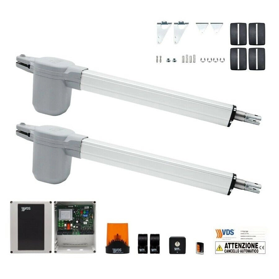KIT 2 ANTE PER CANCELLI A BATTENTE FINO A 5 MT VDS KIT EGO 400 230V 11020/2