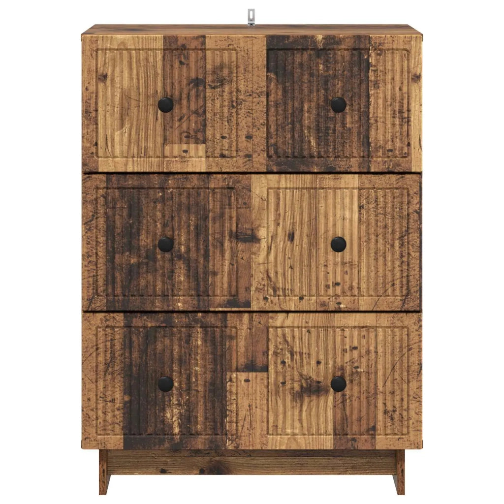 Mobile con Cassetti Legno antico 66 x 34,5 x 90 cm 893923
