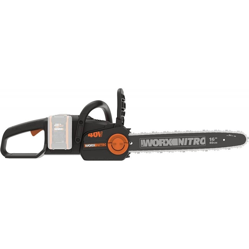 Elettrosega a Batteria WG385E.9 40V Brushless 2.0 Barra 40 cm Solo Corpo per Taglio Intensivo - WORX
