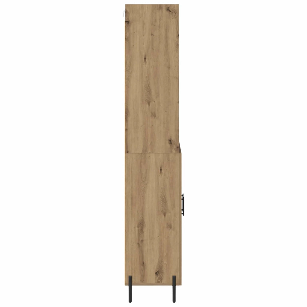 Credenza | Madia | Buffet da pranzo | Armadio da pranzo Rovere artigianale 69,5 x 32,5 x 180 cm