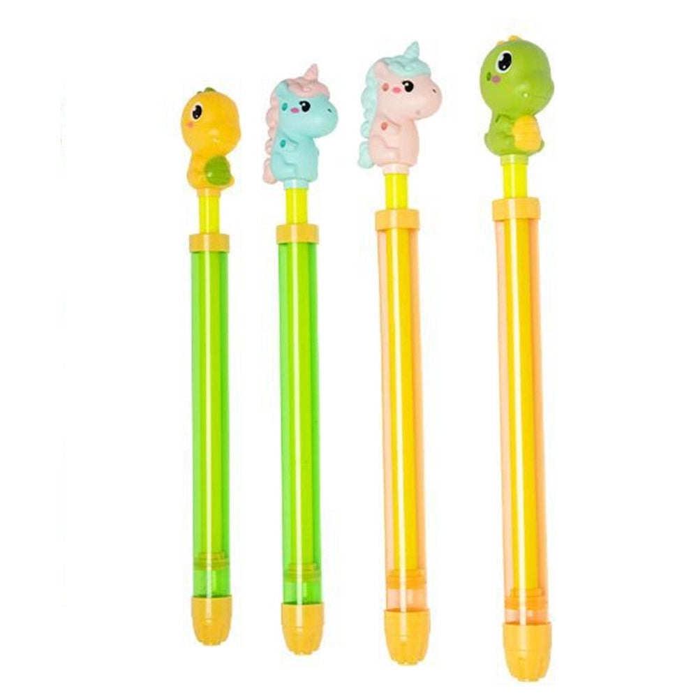 Trade Shop - Tubo Spara Acqua Spruzzatore Manico Forma Dinosauro Unicorno 38x3cm Gioco Estivo 6559063 -