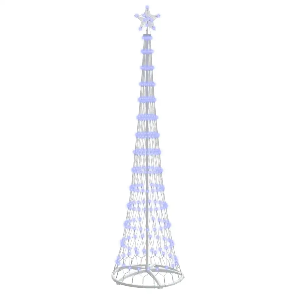 Albero di Natale LED con 290 LED Blu 250 cm Metallo 42018777